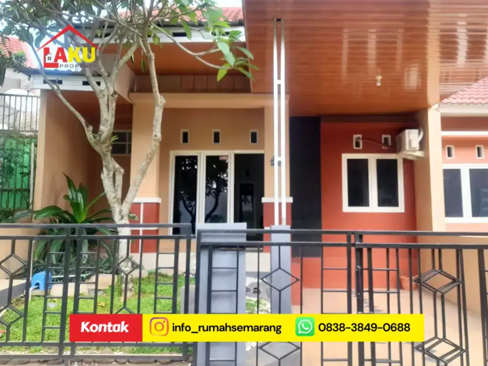 Rumah Cantik 1,5 Lantai, Lokasi Perumahan Cluster di Pinggir Jalan Raya Pramuka Pudakpayung