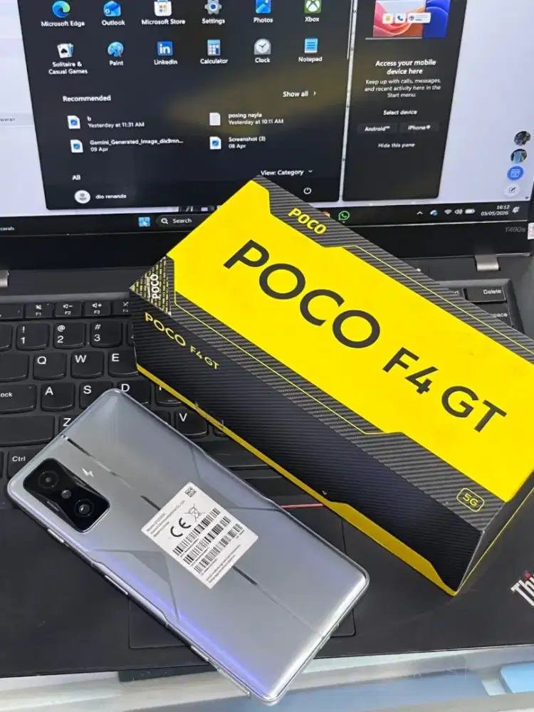 Poco F4 GT 5G ram 12/256gb second likenew