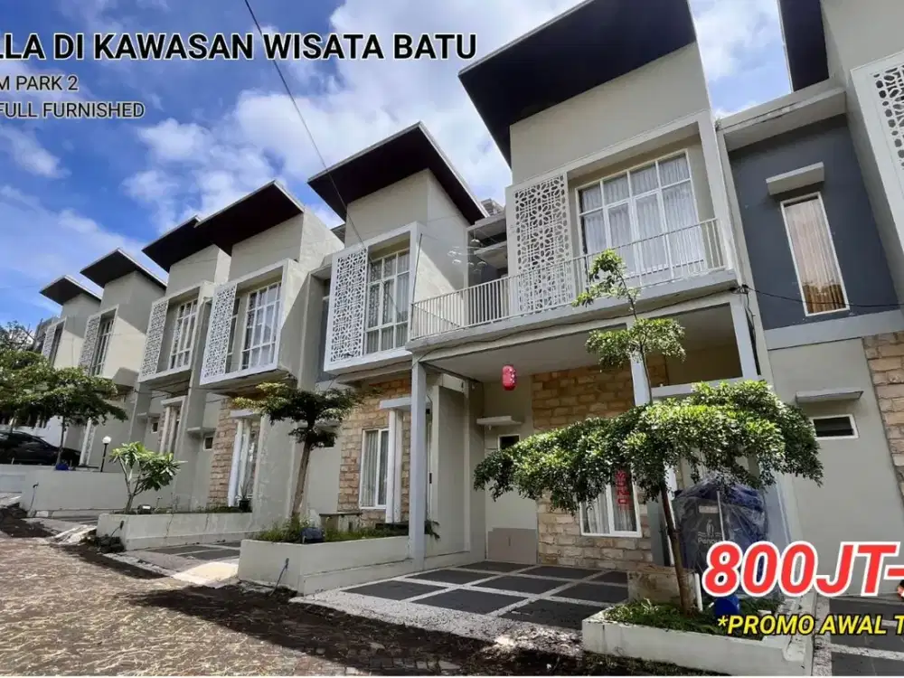 Rumah Villa Batu Malang Siap Pasarkan