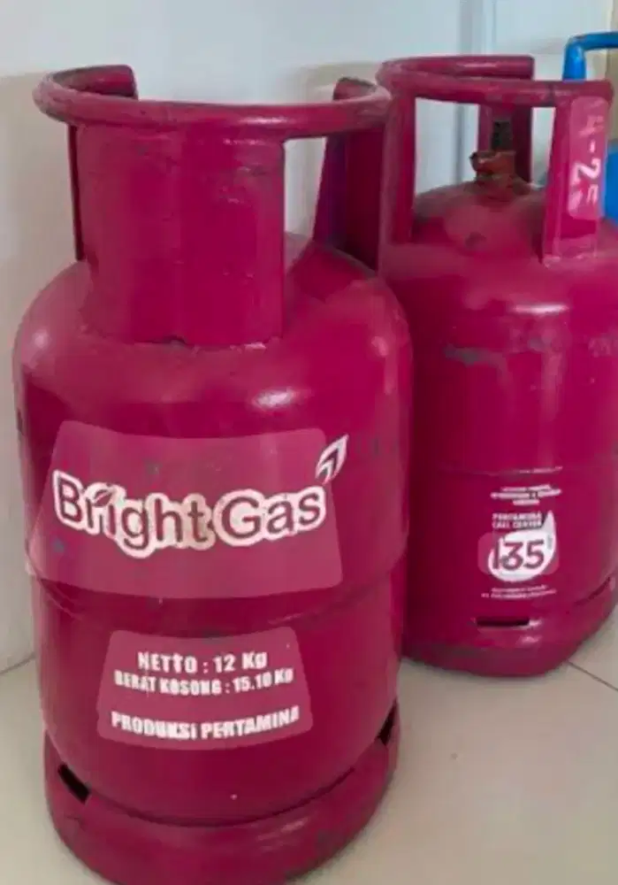 Tabung bright gas 12 kg kosong