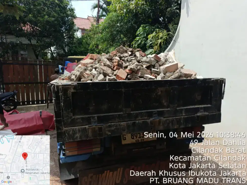 Jasa buang puing dan angkut sampah