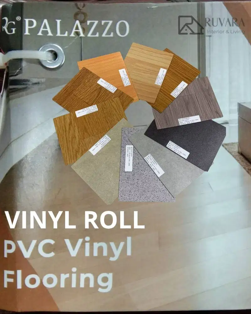 Vinyl Roll RG Palazzo 2m x 20m x 1.5mm | Lantai Vinyl Premium Anti Air