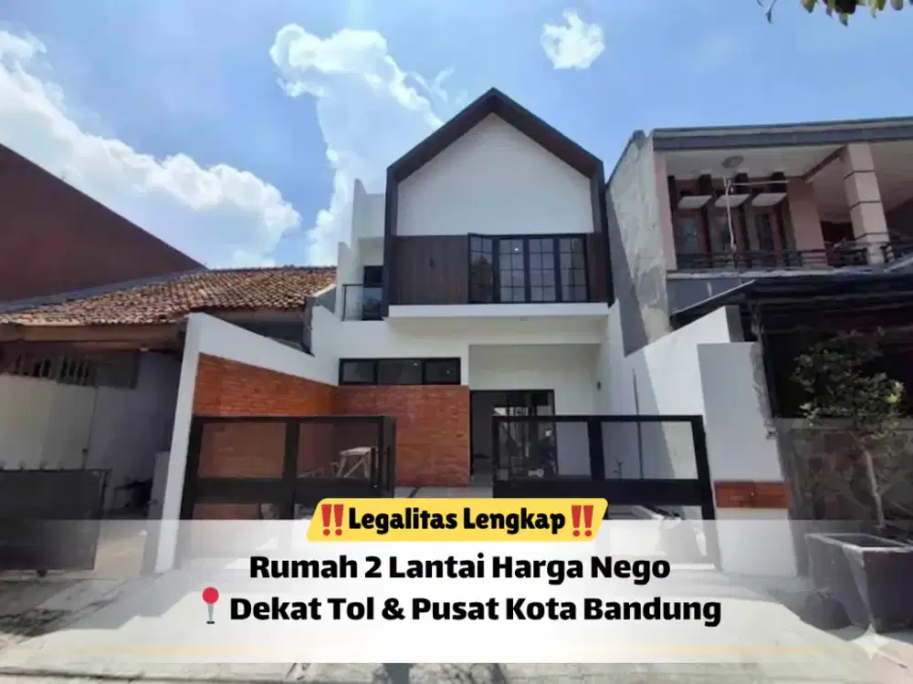 Rumah Antapani 2 Lantai 4+1KT Super Luas