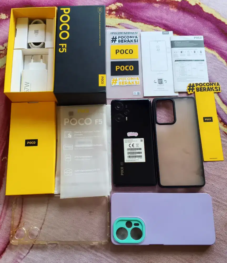 Xiaomi Poco F5 5G 12/256 Black MULUS Super Apik Segelan SIAP PAKAI