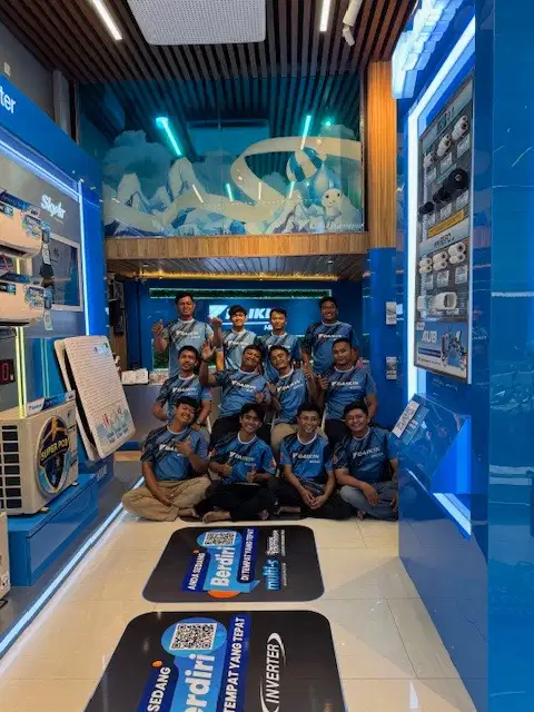LULUSAN SMK ATAU SMA  HELPER AC