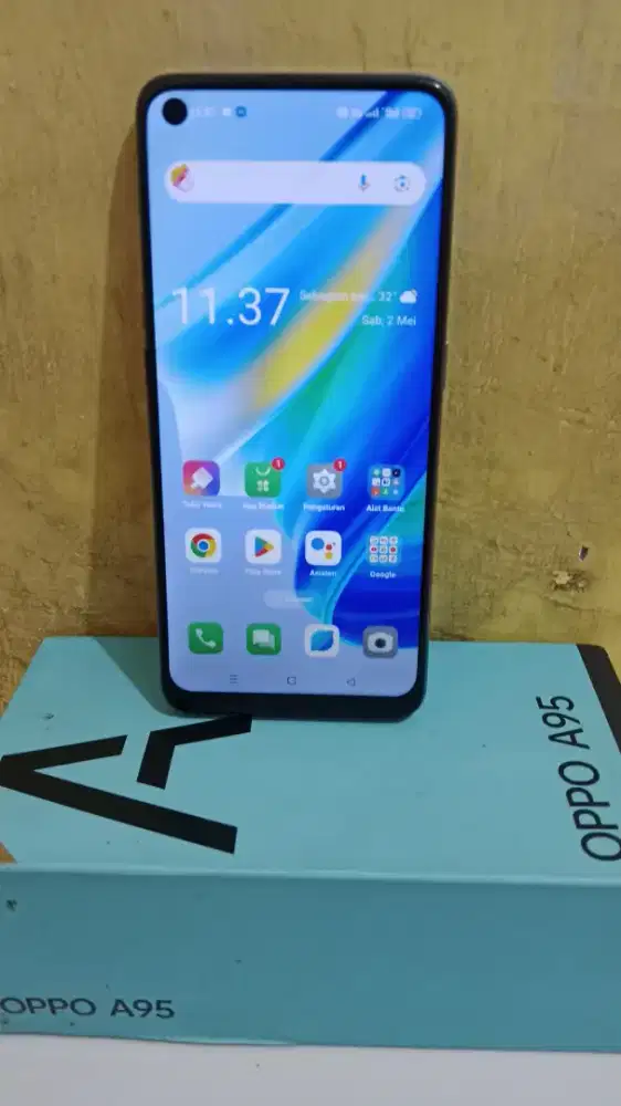 Oppo a95 ram 8/128 fullset segel