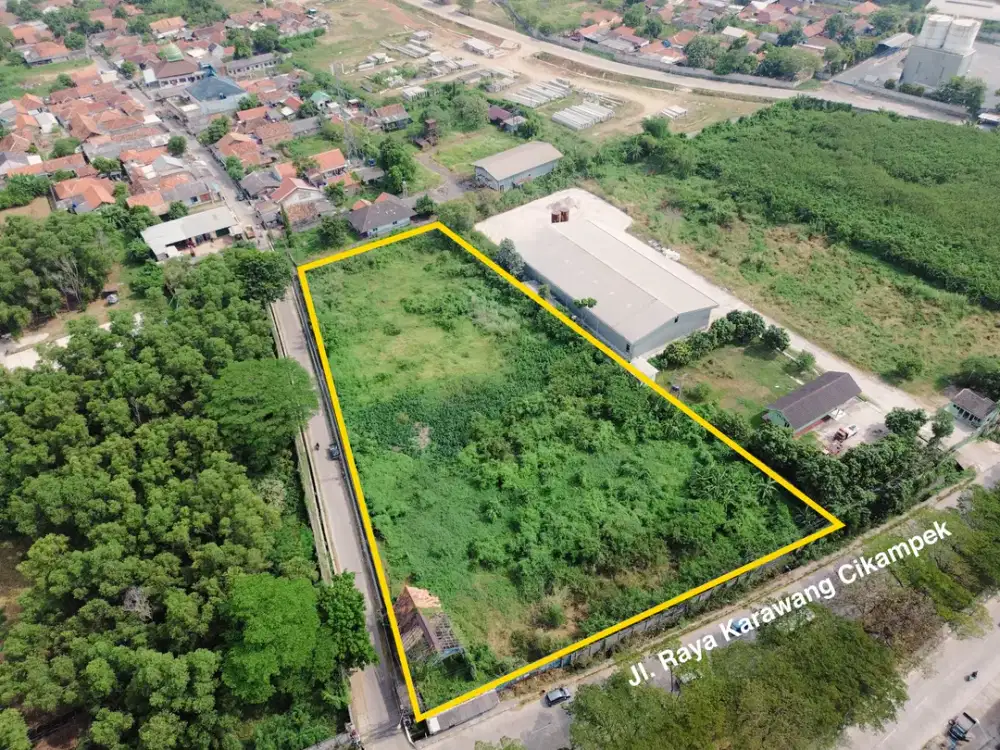 Tanah Kavling murah,lokasi strategis di jl.Pantura Karawang Dawuan