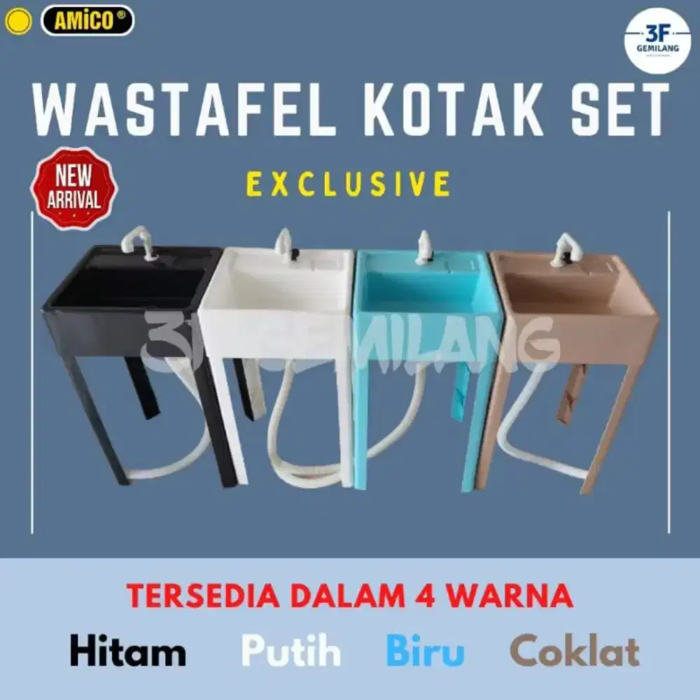 AMICO - Wastafel Plastik SET DESIGN