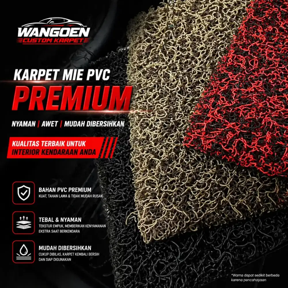 Karpet Mie Mobil PVC Premium Murah