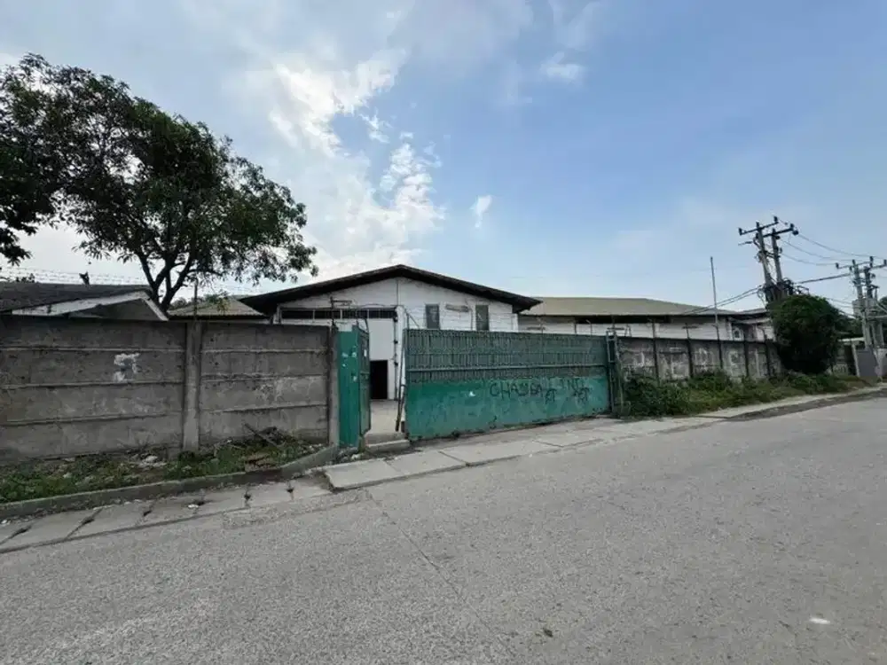 Gudang dkt Bandara Soetta, LT 1933m2, Izin Lengkap, 2 lantai, 13M Nego