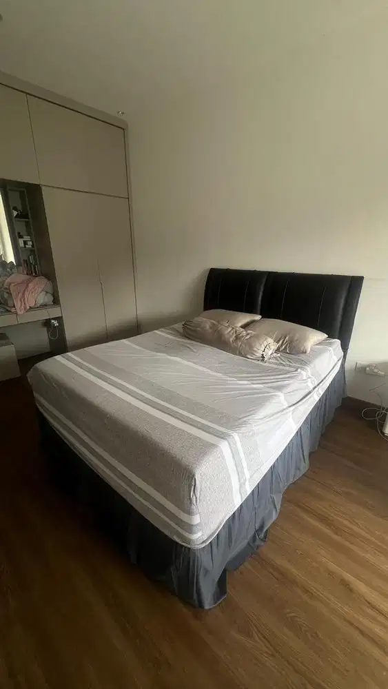 JUAL BEKAS KASUR FLORENCE 160x200 + DIPAN + FREE TOPPER DOMI