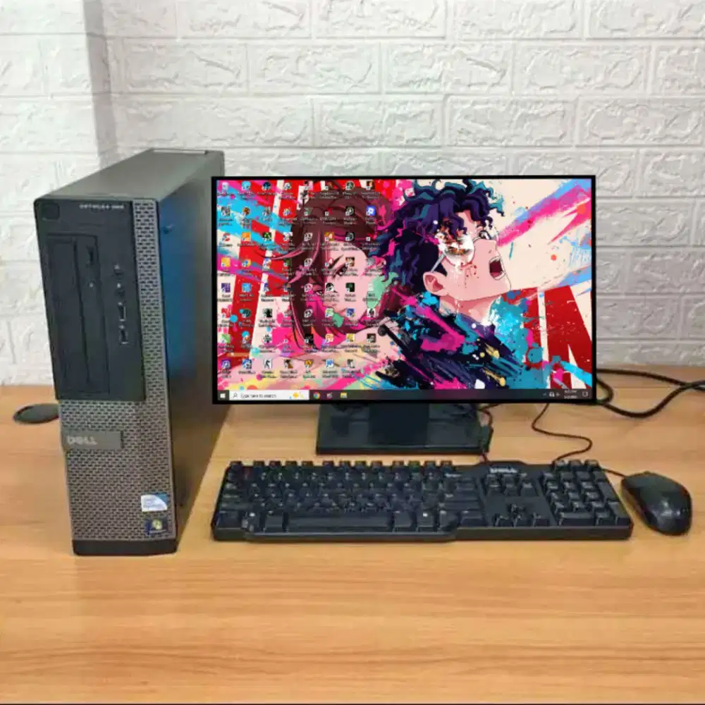 PC GAMING FULSET + LCD + RAM 8 GB + VGA 1 GB + HD 500 GB + GAMES APP