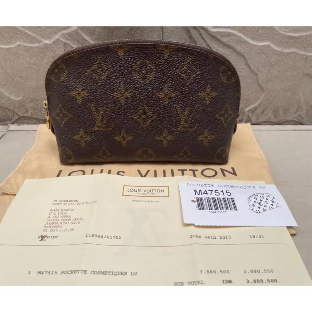 Louis Vuitton Cosmetic Pouch PM (Authentic)