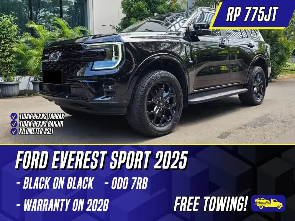 Ford Everest Sport 2025 Black Hitam 2.0