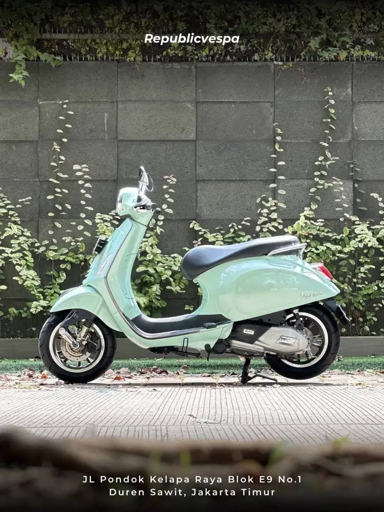 Piaggio Vespa PRIMAVERA S150 IGET ABS FACELIFT TAHUN 2021 WARNA GREEN