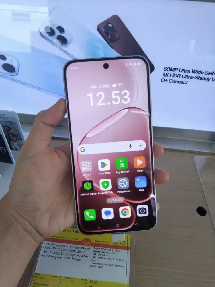 Oppo A6 pro 4g 8 128gb pink