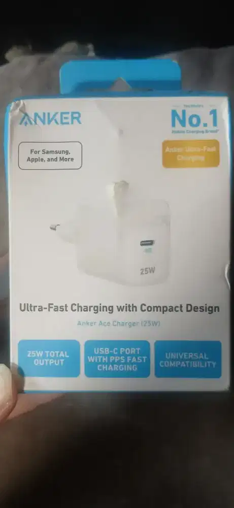 Anker Charger Power Adapter 25 Watt (Anker 312 Ace 2)