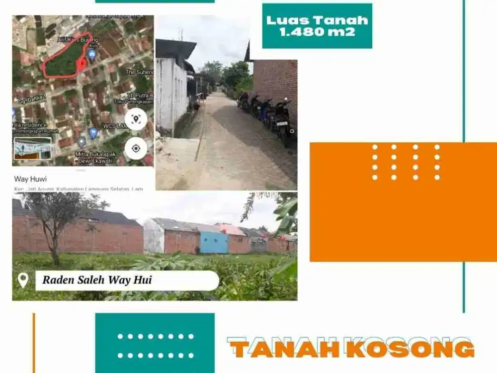 Tanah Kosong di Raden Saleh Way Hui Lamsel