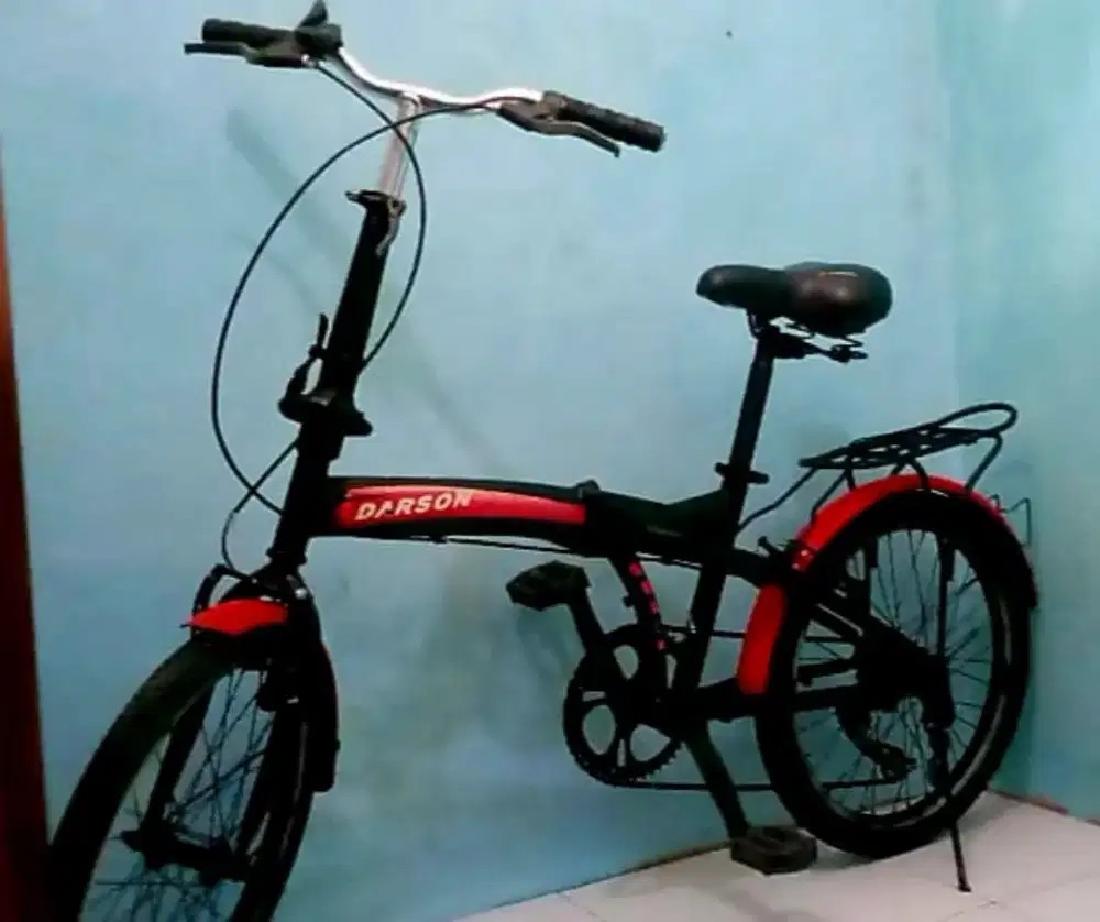 Sepedah lipat ukuran 20 siap pakai