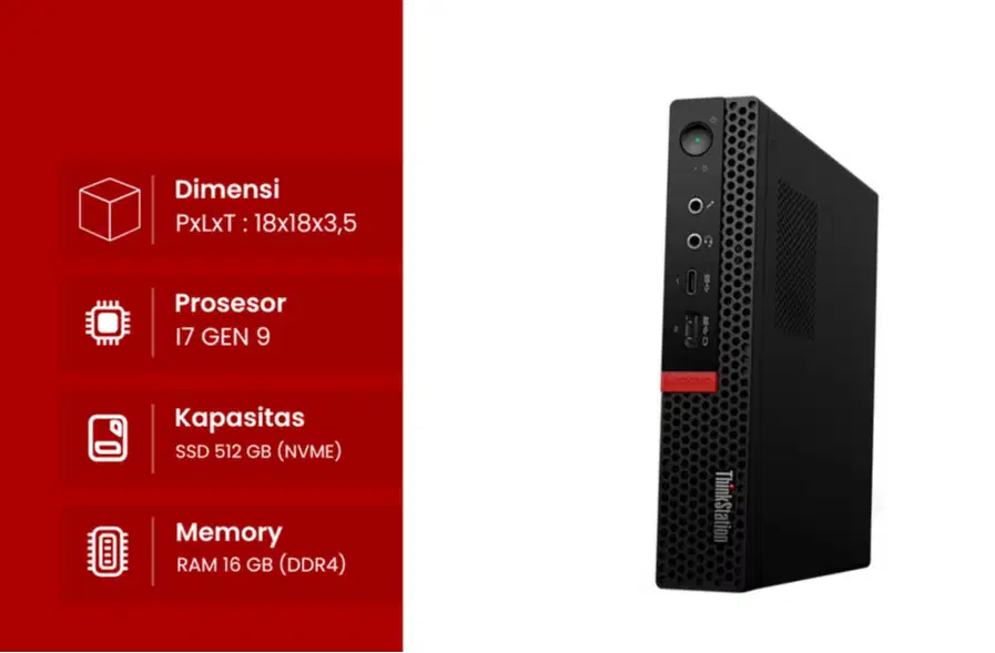 MINI PC LENOVO Thinkstation P330 Core i5 / Core i7 Gen8 Variasi  N-SUR