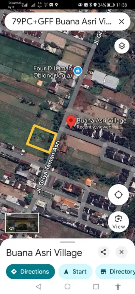 Tanah 1.054m² Sleman, 5 menit tol, cocok resto/villa, DM!