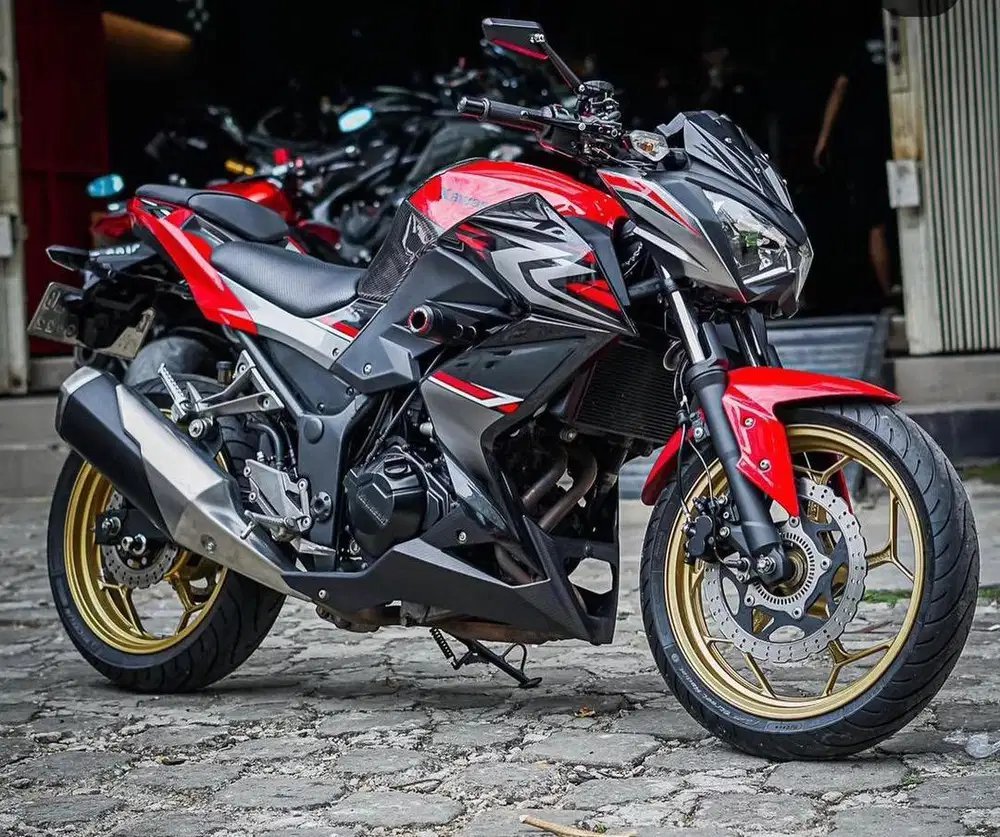 Kawasaki Z250 ABS 2017 MERAH MULUS MODIF HEDON