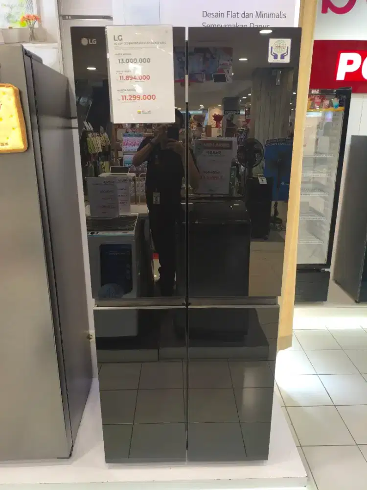 CASH & KREDIT Kulkas LG GCFB41FPGAM Multidoor 434L