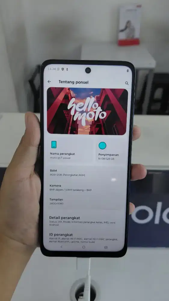HANDPHONE MOTO G57 POWER