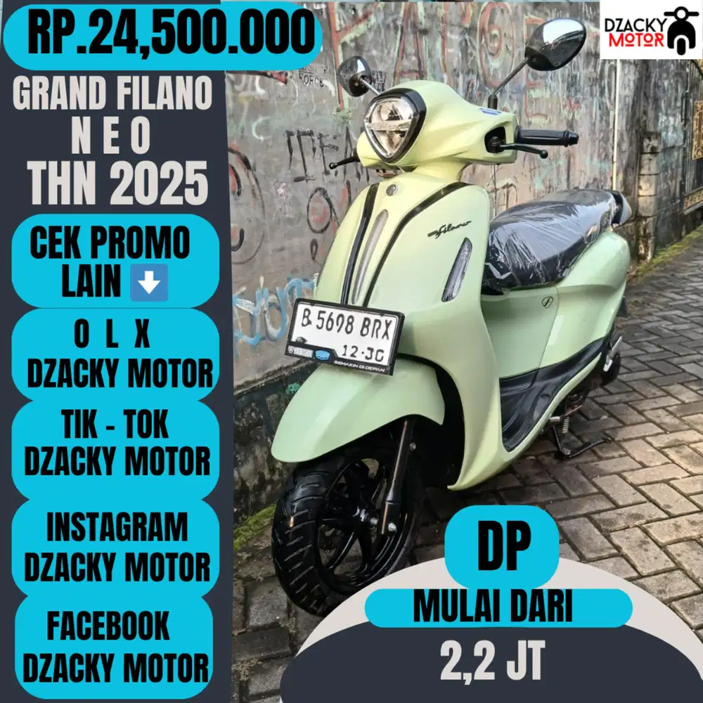 GRAND FILANO NEO THN 2025 SECOND LIKE NEW