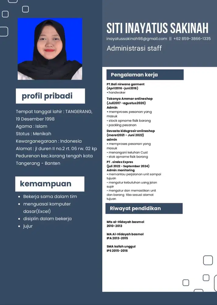 Cari lowongan kerja