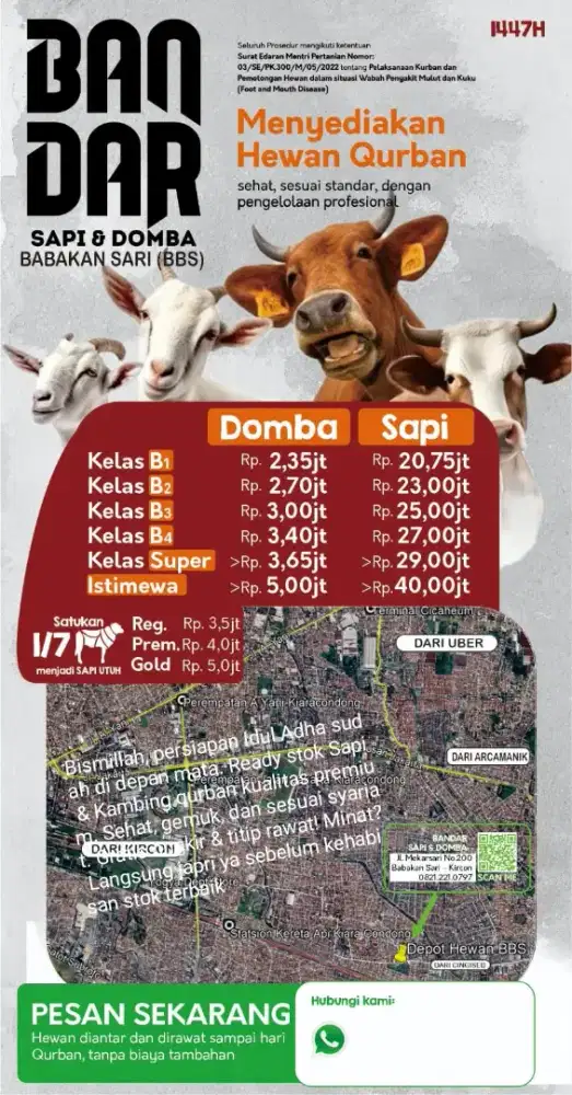 Menyediakan Hewan Qurban