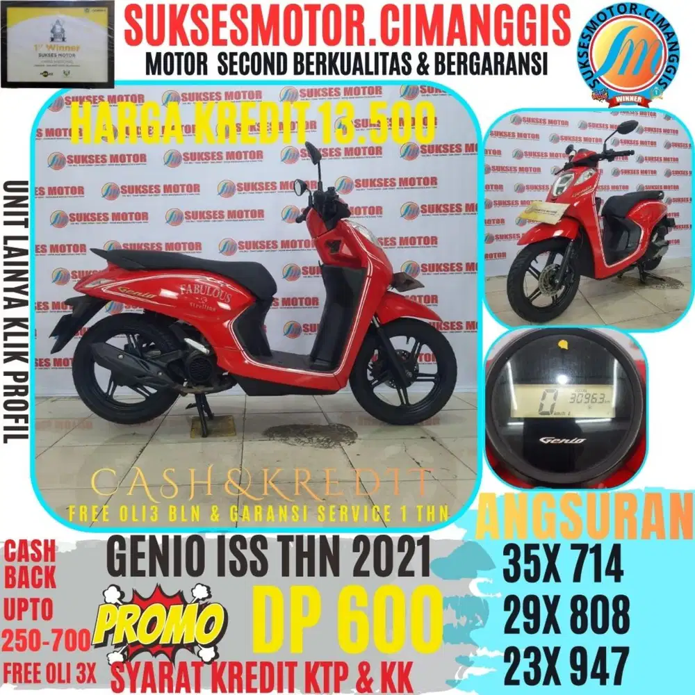 GENIO ISS PROMOTERMURAH CASHBACK UPTO700RBU BERGARIS