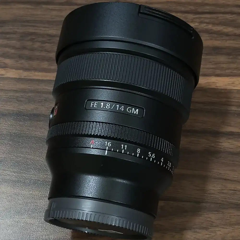 LENSA SONY FE 14MM F1.8 GM FULLSET BOX LIKENEW