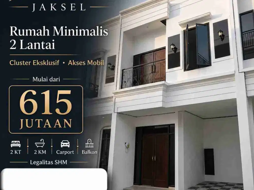 Dijual Rumah Jagakarsa 500JT an Lokasi Strategis deket ke Stasiun, RS, Toll, Sekolah