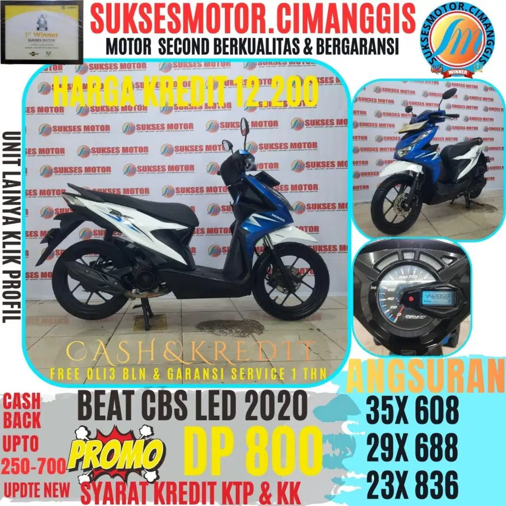 BEAT CBS PROMOTERMURAH CASHBACK UPTO700RBU BERGARIS SERVICE
