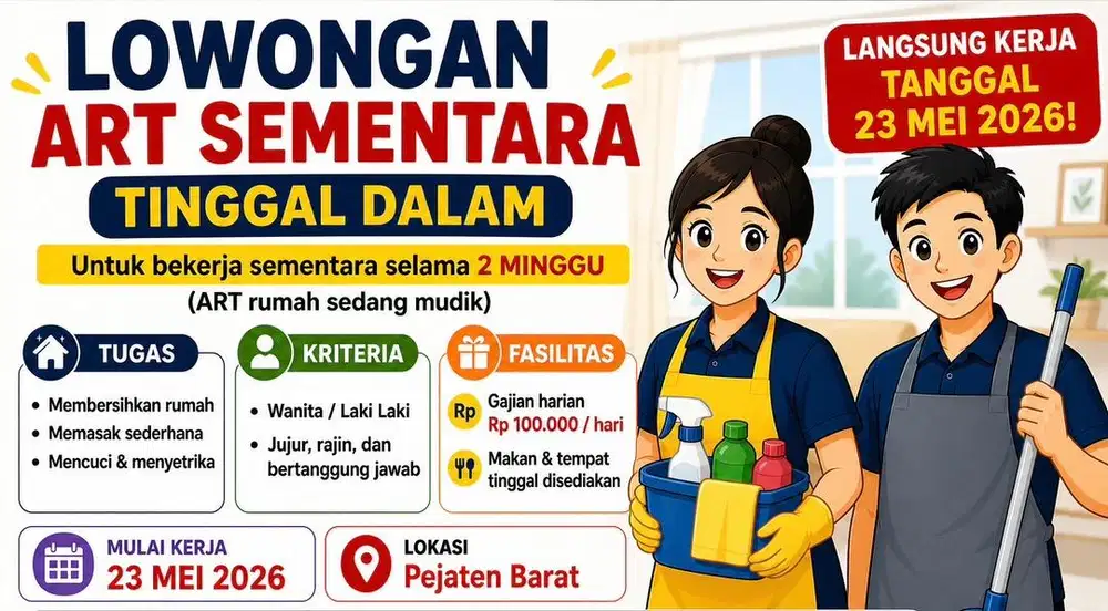 Lowongan ART Sementara