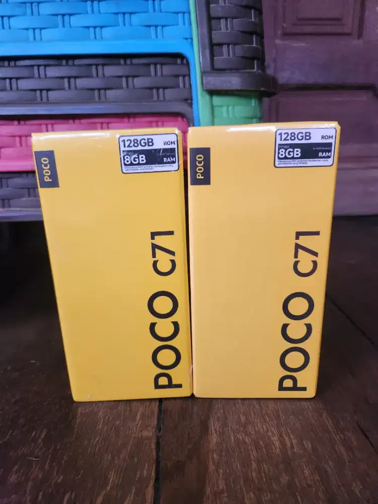 Poco C71 4GB/128GB Black/Gold Baru