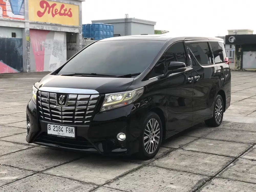 TOYOTA ALPHARD G ATPM 2017, Hitam Km 80rban