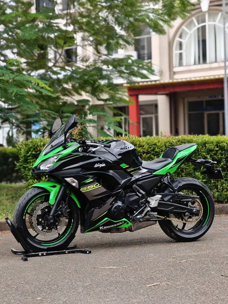 KAWASAKI NINJA 650 FI ABS KRT 2017 HIJAU KM LOW PAJAK ON SIAP TOURING