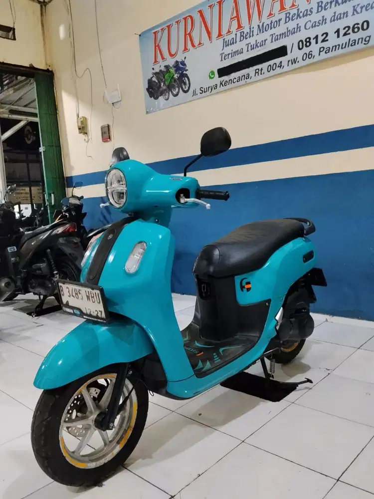 jual yamaha fazzio neo 2022 siap pakai gress