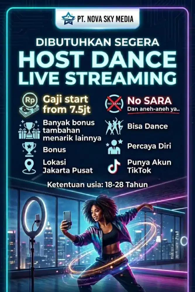 HOST LIVE DANCE STREAMING