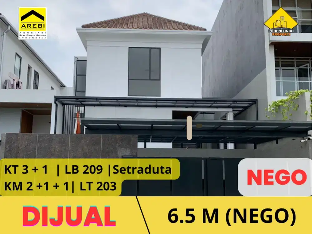 Dijual Rumah Premium Setra Duta | LT 203 LB 209 | Siap Huni, Marmer Granit
