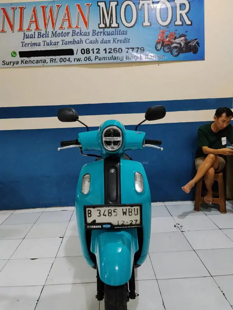 jual yamaha fazzio neo 2022 siap pakai gress