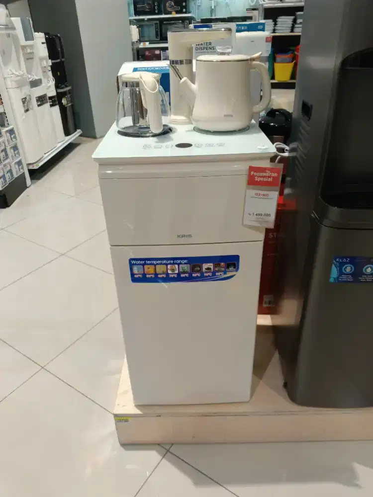 TEA BAR DISPENSER WHITE