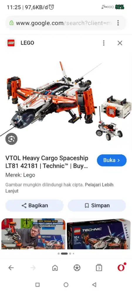 LEGO SPACE KAPAL LUAR ANGKASA