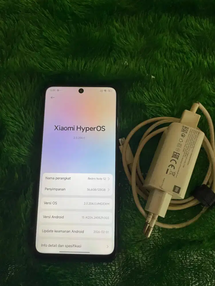REDMI NOTE 12 
RAM 8/128