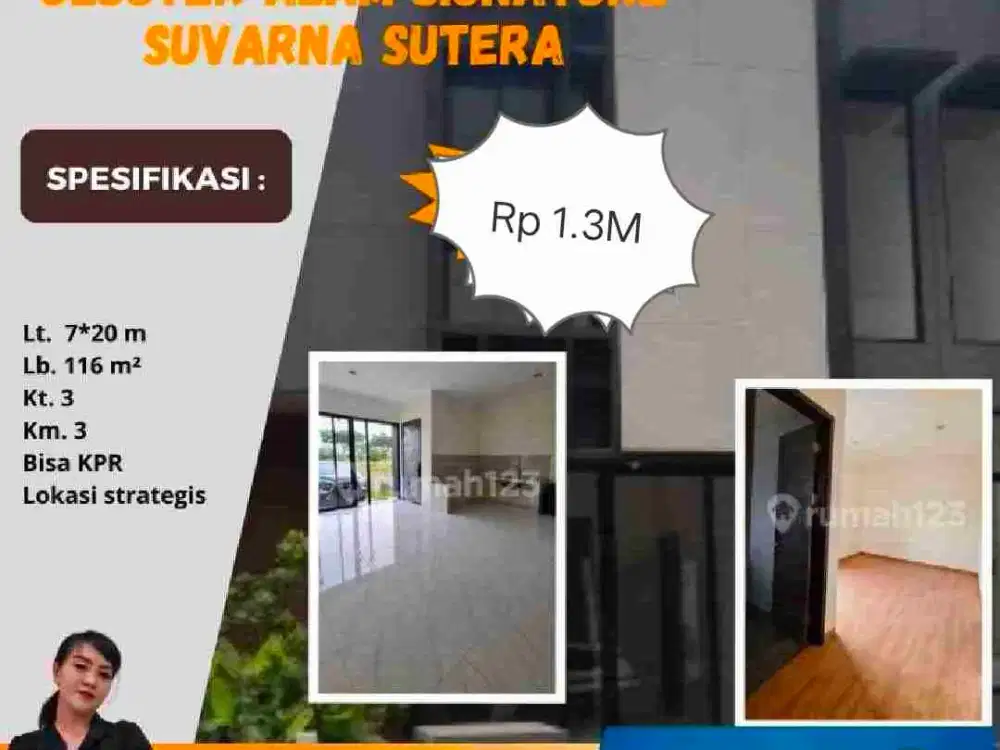 Murah Banget Alam Signature Lt. 7x20 Rp 1.35M Suvarna Cikupa Tangerang
