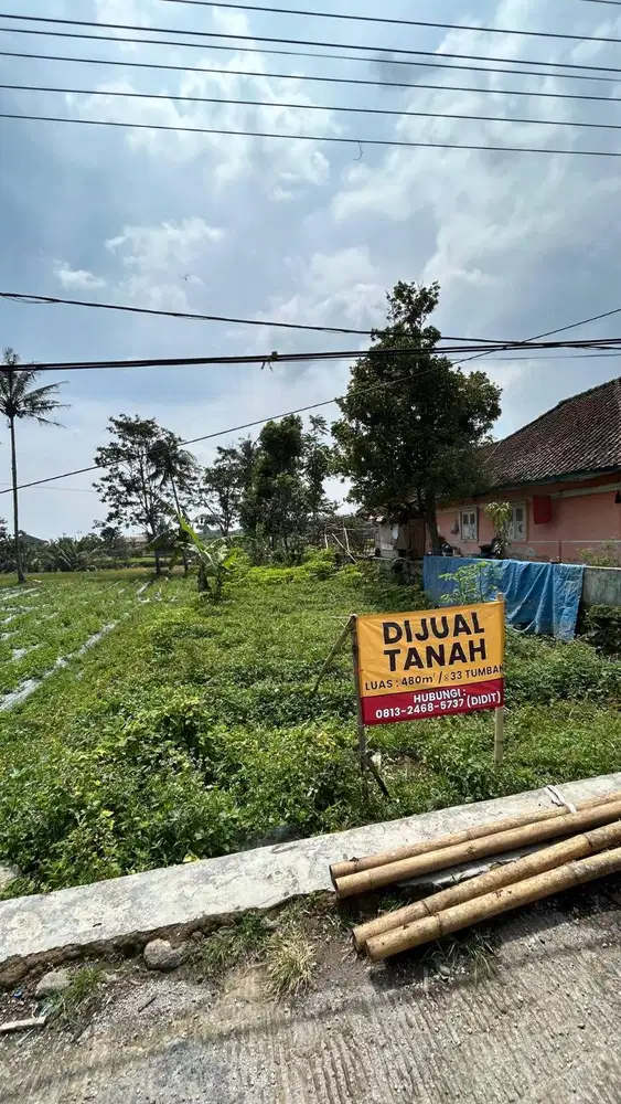 Dijual Tanah Pinggir Jalan Utama Desa Siap Bangun