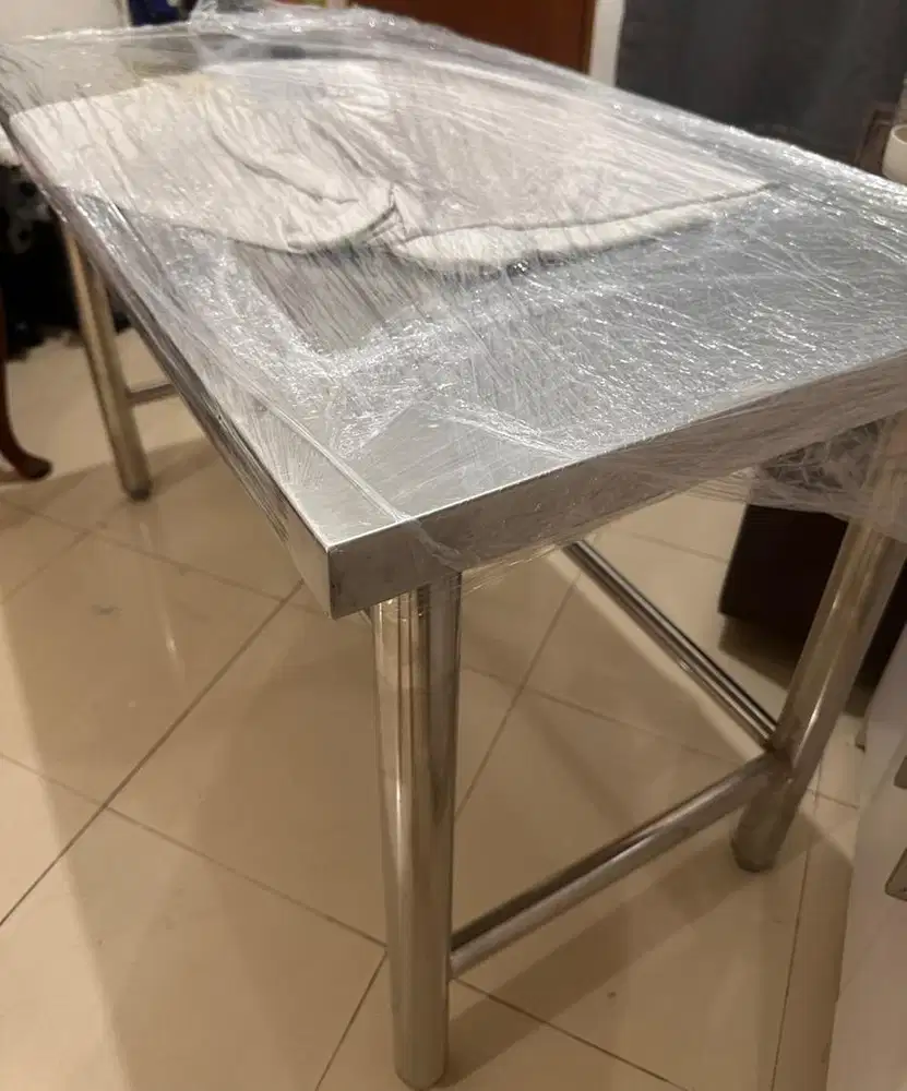 Meja stainless 120x60x74