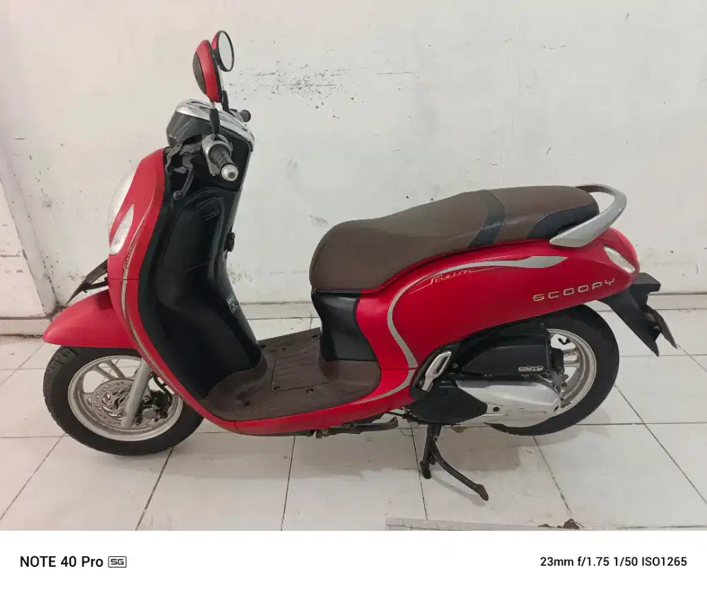 Jual beli scoopy remot th 2022 samping kompelik Andika hairi motor bjm